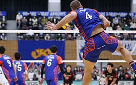 V1リーグ V・レギュラーラウンド サントリーサンバーズ戦