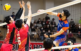 V1リーグ V・レギュラーラウンド サントリーサンバーズ戦