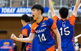 V1リーグ V・レギュラーラウンド 大分三好ヴァイセアドラー戦