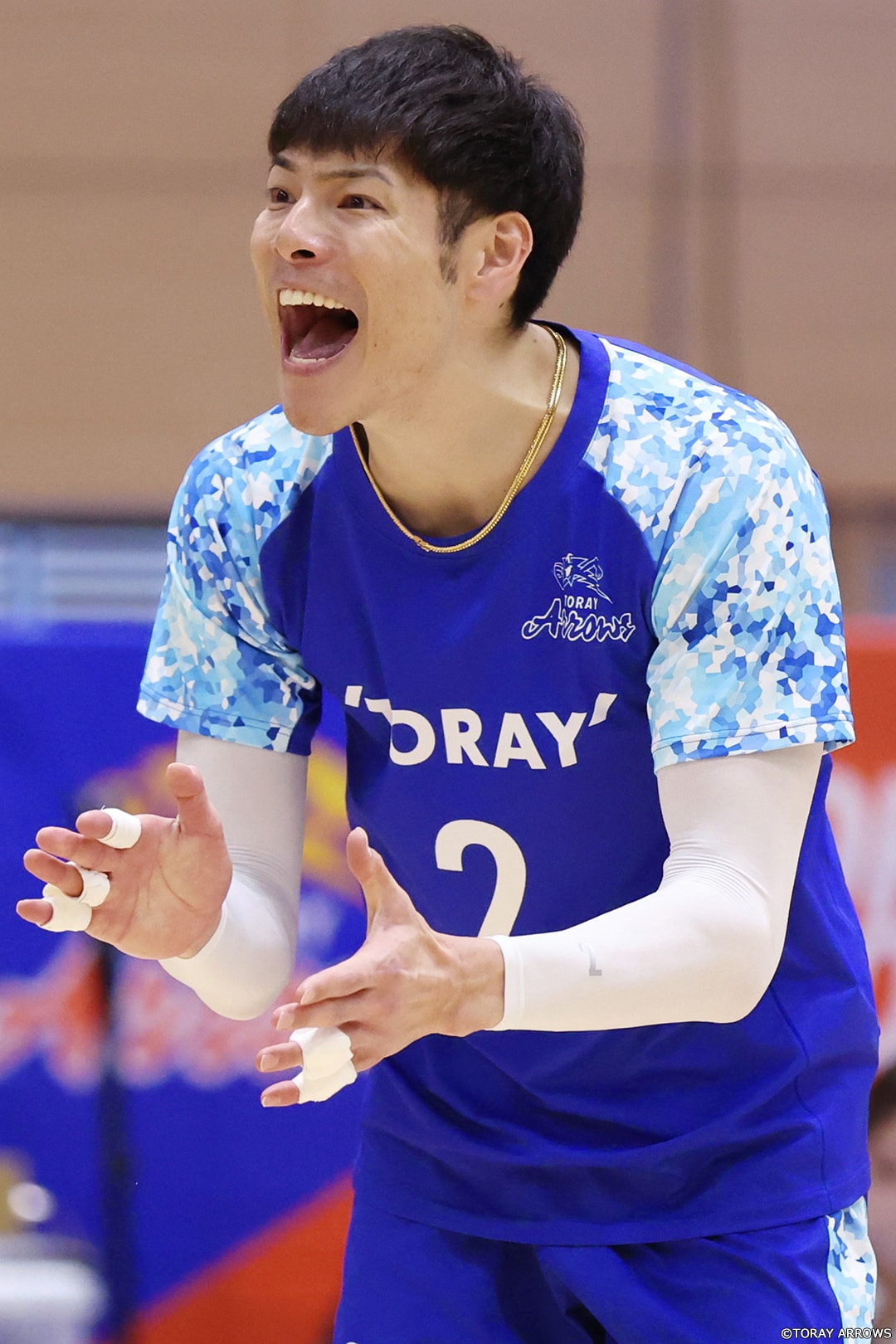 東レアローズ　選手支給　2XL シャツ　SVリーグ 東レアローズ選手支給2XL シャツSVリーグ