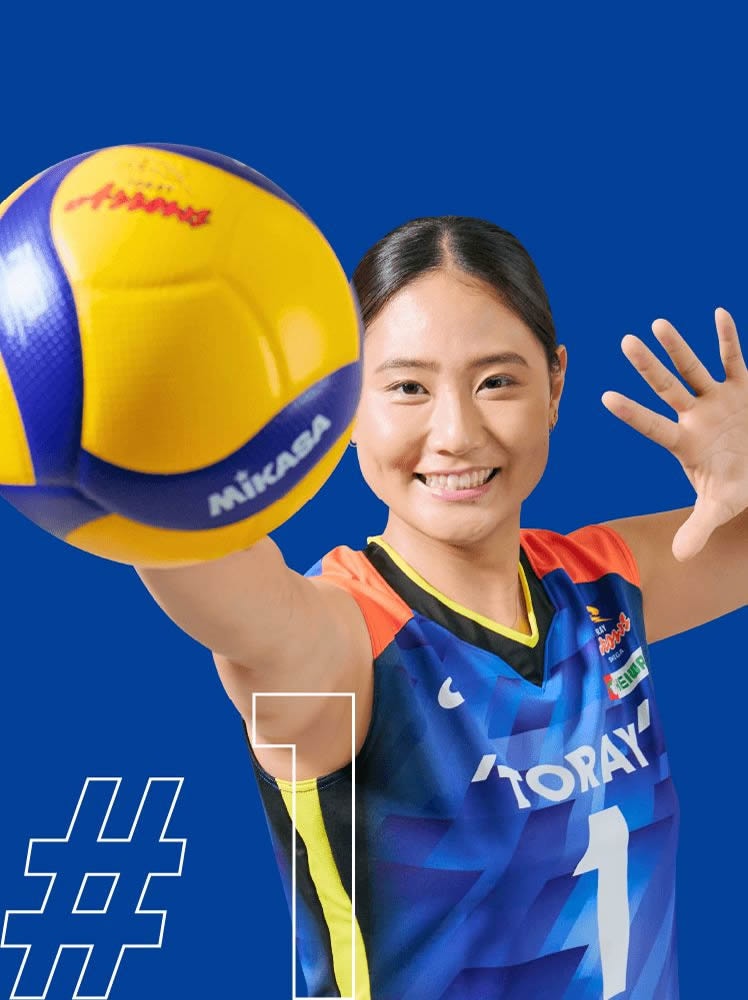 ☆TORAY ARROUS☆ 東レアローズ 女子バレー サイン色紙の通販 by
