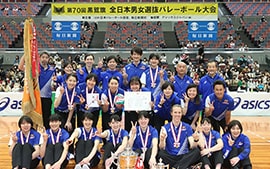 第70回 黒鷲旗 決勝 PFUブルーキャッツ戦