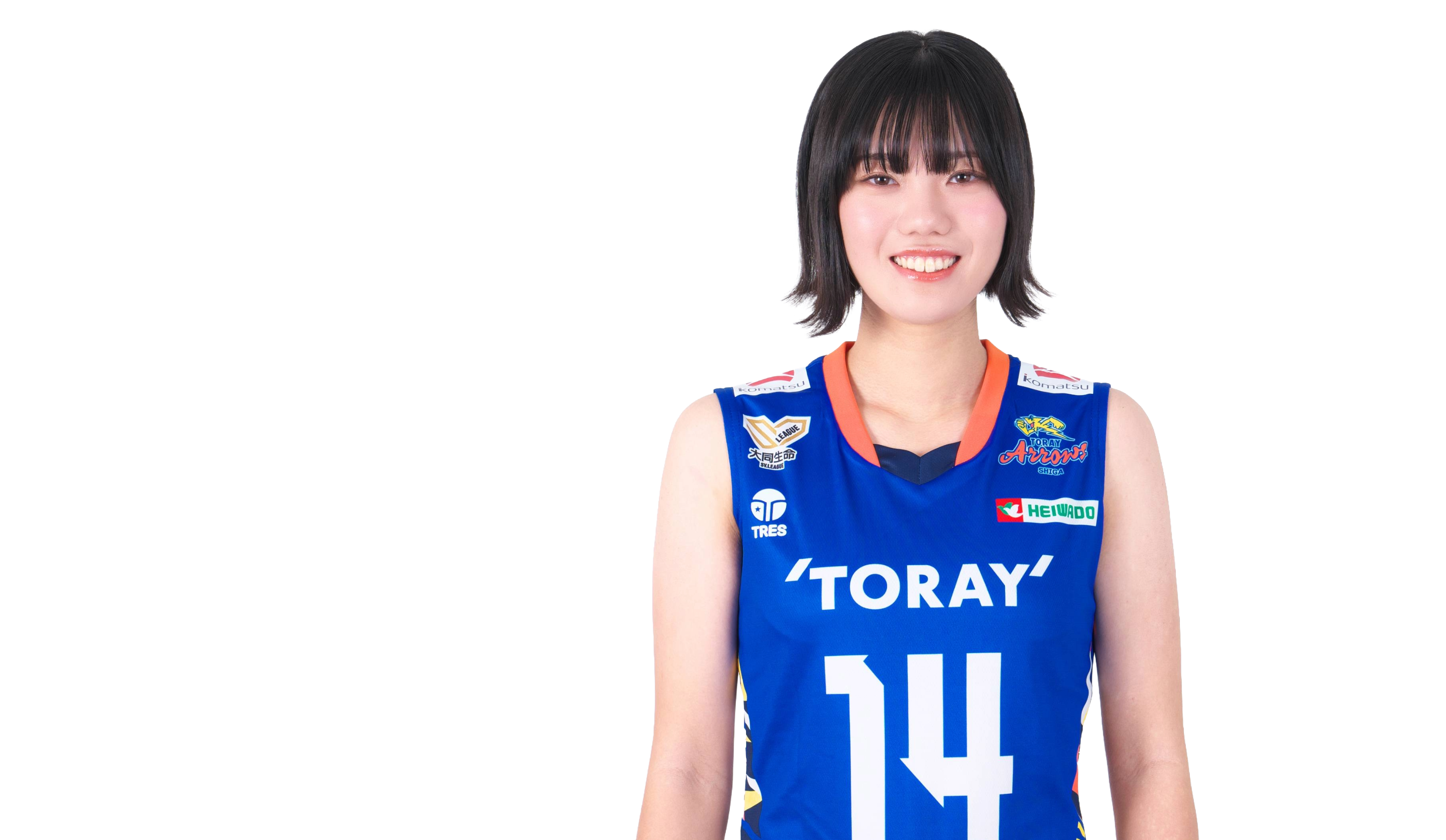 14 折立 湖雪 | 選手紹介 | チーム・選手紹介 | 東レアローズ滋賀 | TORAY